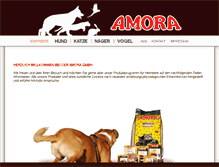 Tablet Screenshot of amora.biz